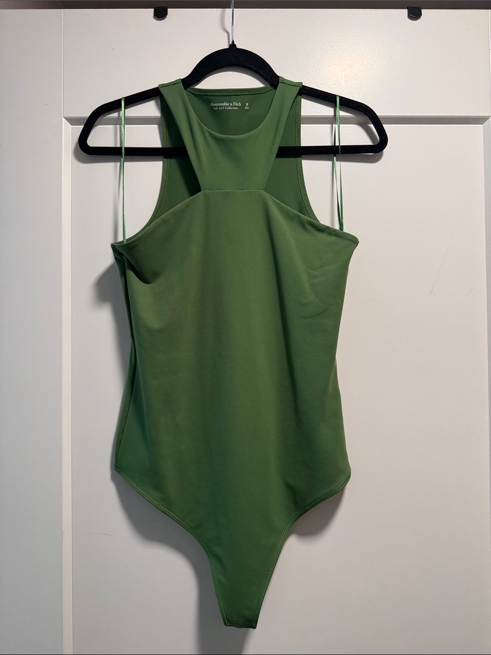 Abercrombie & Fitch Olive Green Racerback Bodysuit